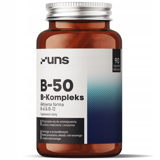Uns, B-50 B-Complex 90 растительных капсул