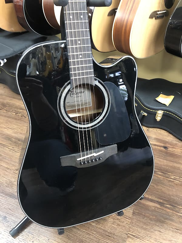 цена Акустическая гитара Takamine GD30CE-BLK G30 Series Dreadnought Cutaway Acoustic/Electric Guitar Gloss Black