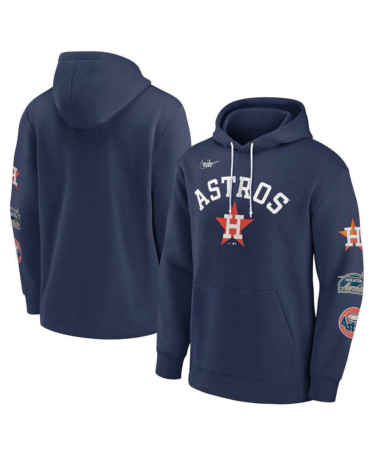 

Мужской темно-синий пуловер с капюшоном Houston Astros Rewind Lefty Nike