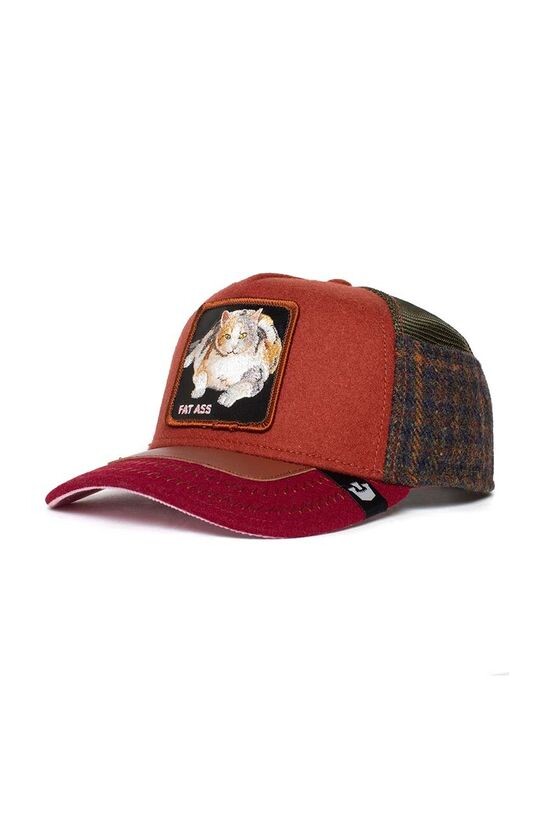 

Бейсболка из смесовой шерсти Goorin Bros, красный