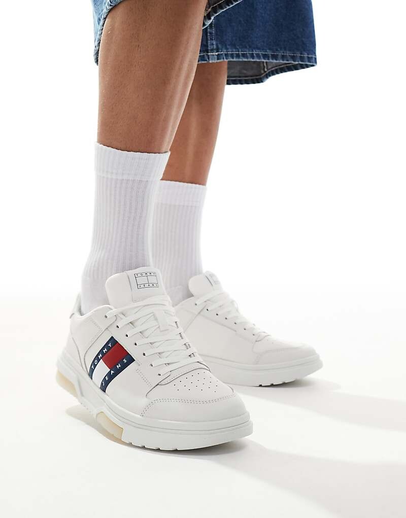 

Белые кроссовки с логотипом Tommy Jeans Brooklyn