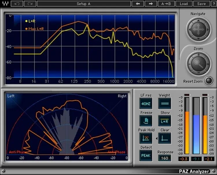 

Плагин Waves PAZ Analyser