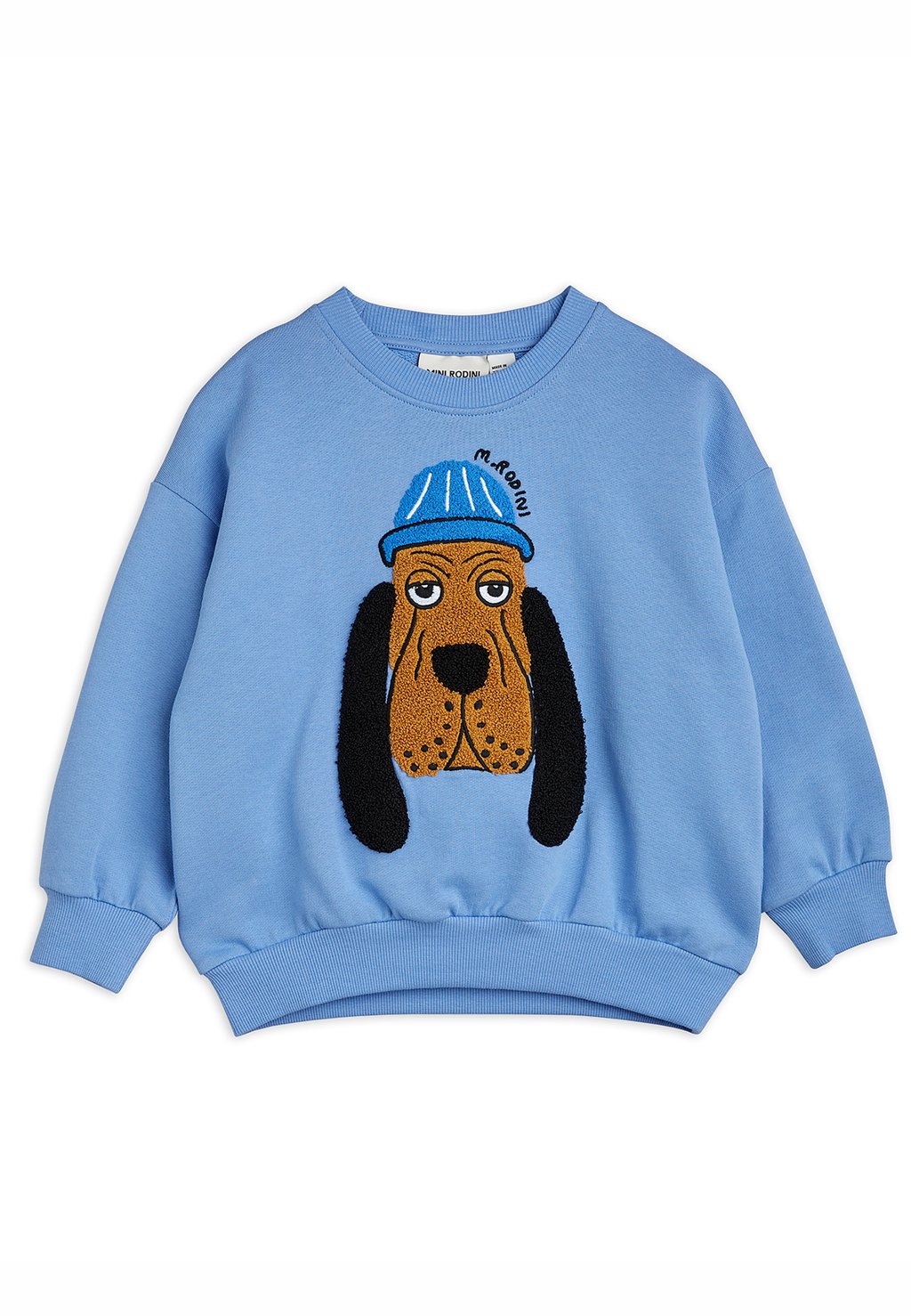 

Толстовка Bloodhound Chenille Unisex Mini Rodini, синий