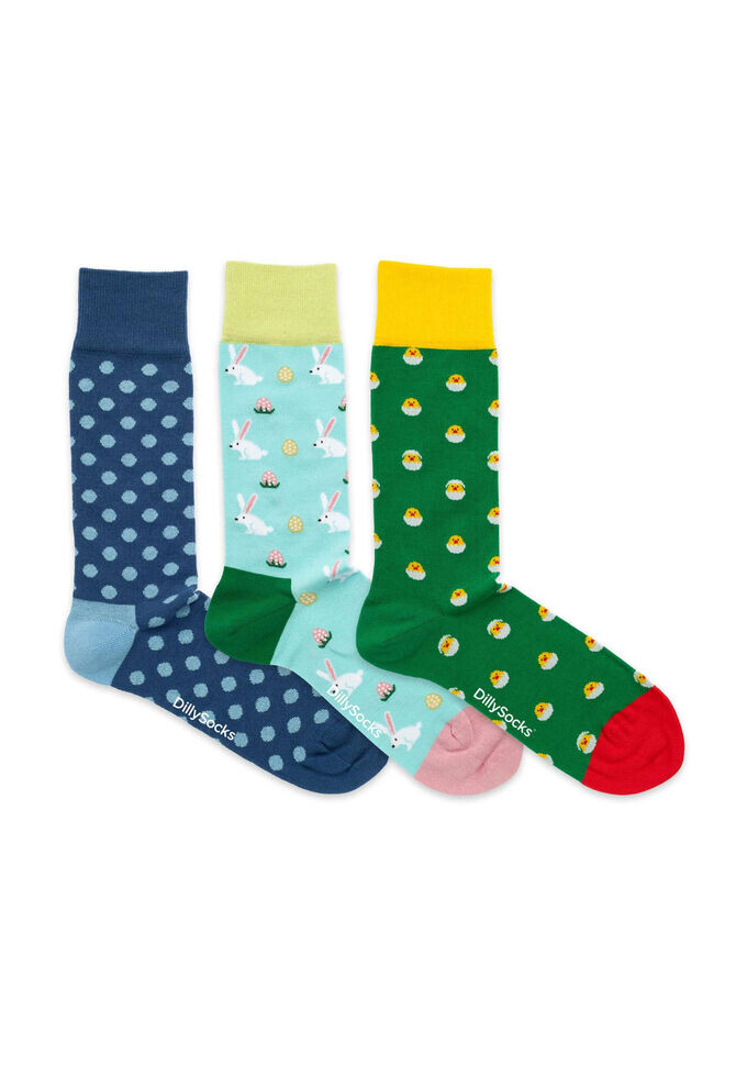 

Носки для яиц коробка 3 шт. Dilly Socks, мультиколор
