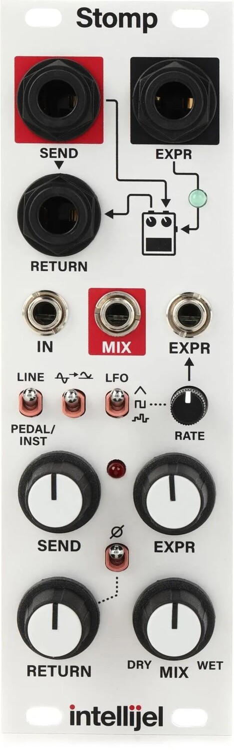 

Новые эффекты Intellijel Stomp Send/Return с модулем Eurorack Control Control