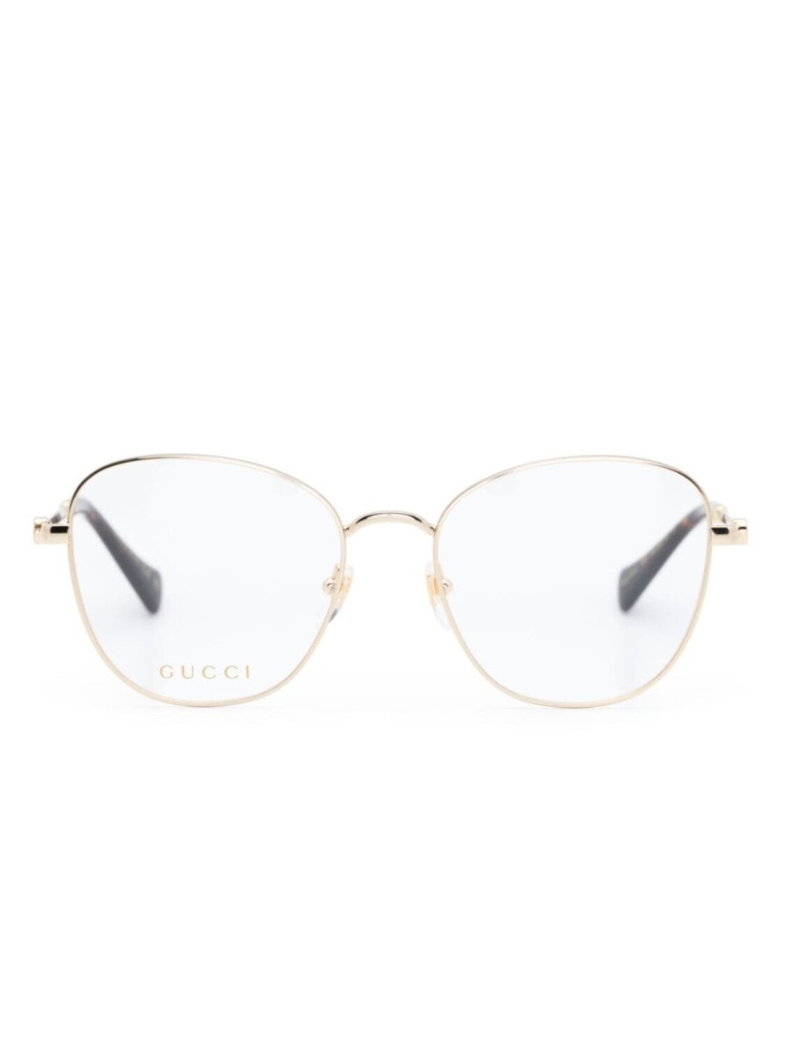 

Gucci Eyewear очки GG14180 в квадратной оправе, золотой