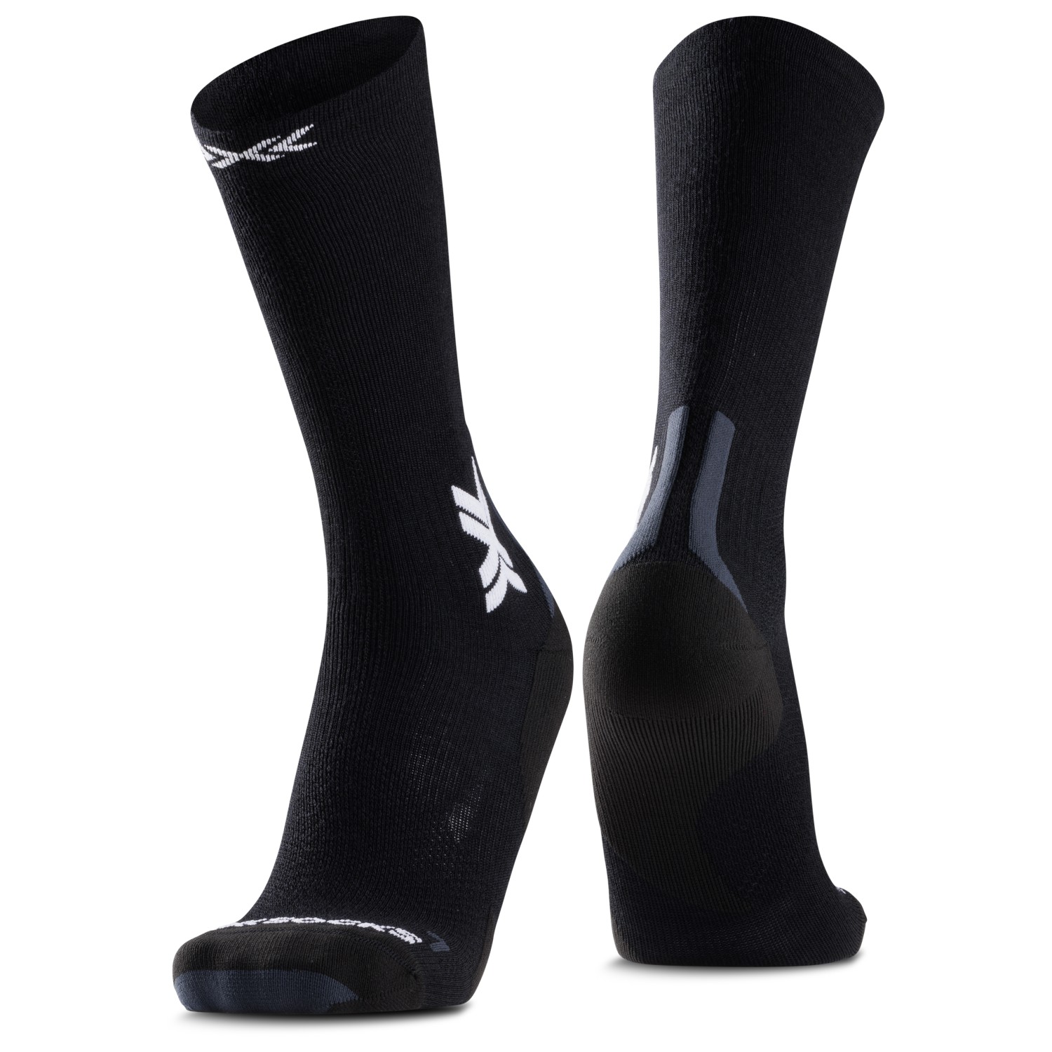 

Носки для бега X-Socks Run Discover Merino Crew, цвет X Black/Light Grey