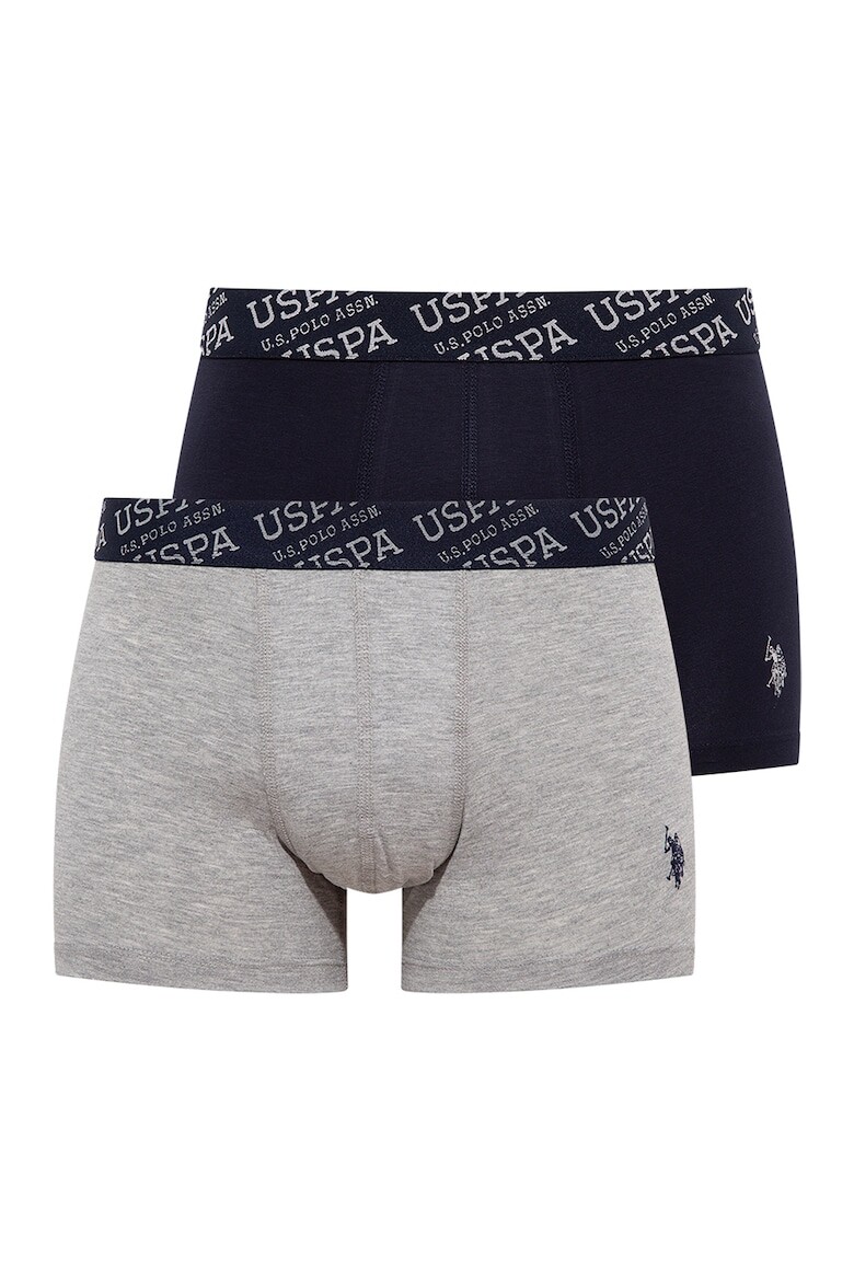 

Боксеры с логотипом, 2 пары U S Polo Assn , синий