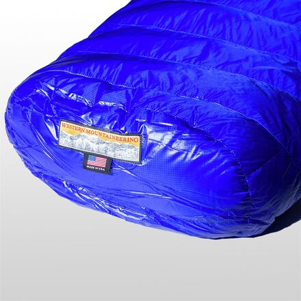 цена Спальный мешок UltraLite: пух 20F Western Mountaineering, темно-синий
