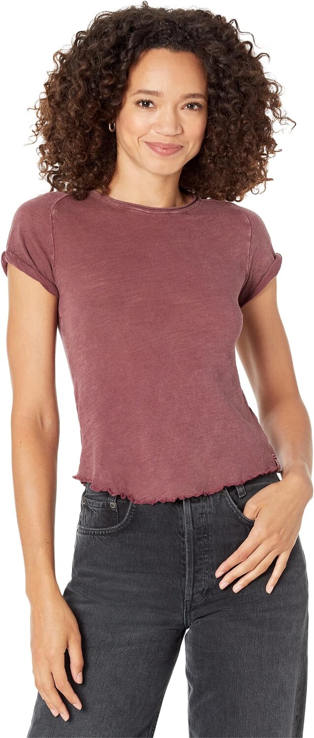

Футболка Free People Be My Baby Tee, цвет Acai