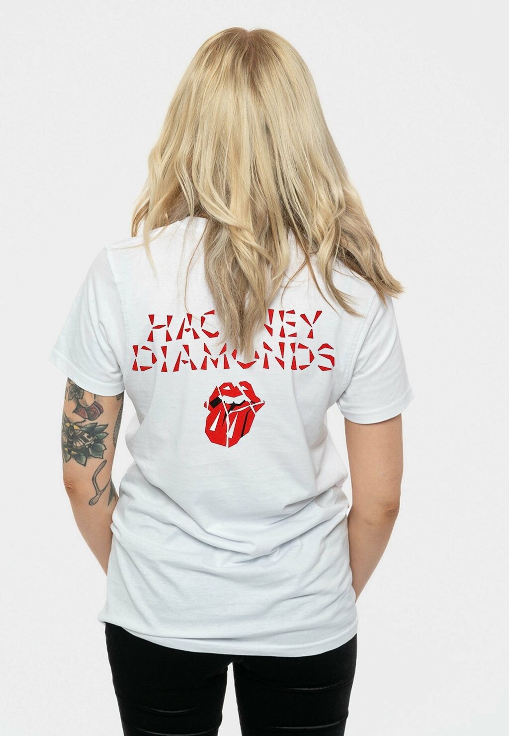 

Футболка с принтом THE ROLLING STONES HACKNEY Paradiso Clothing, белый