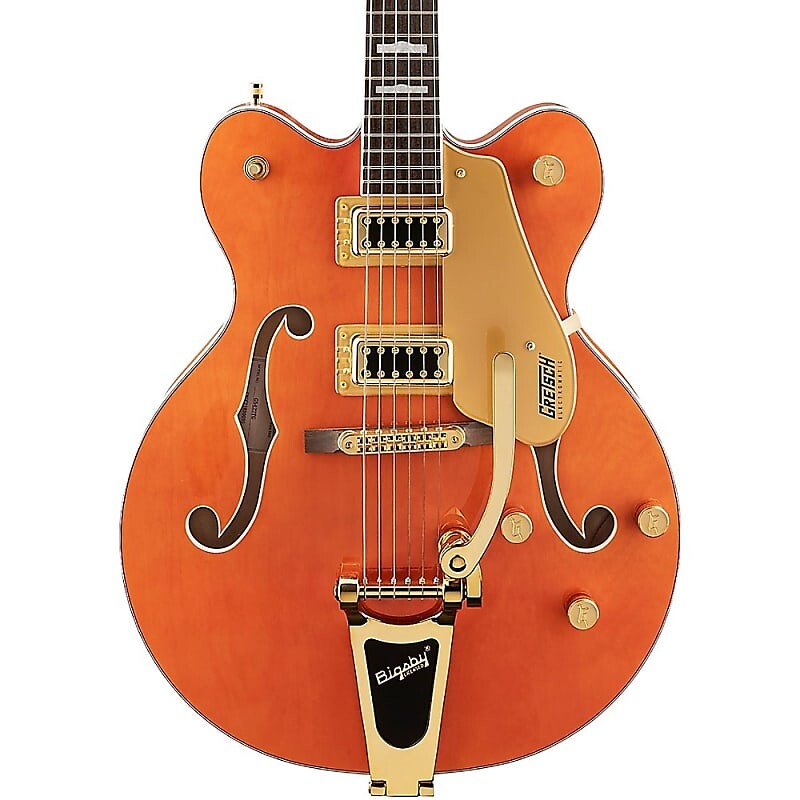 

Электрогитара Gretsch Guitars G5422TG Electromatic Classic Hollowbody Double-Cut With Bigsby and Gold Hardware Electric Guitar Orange Stain