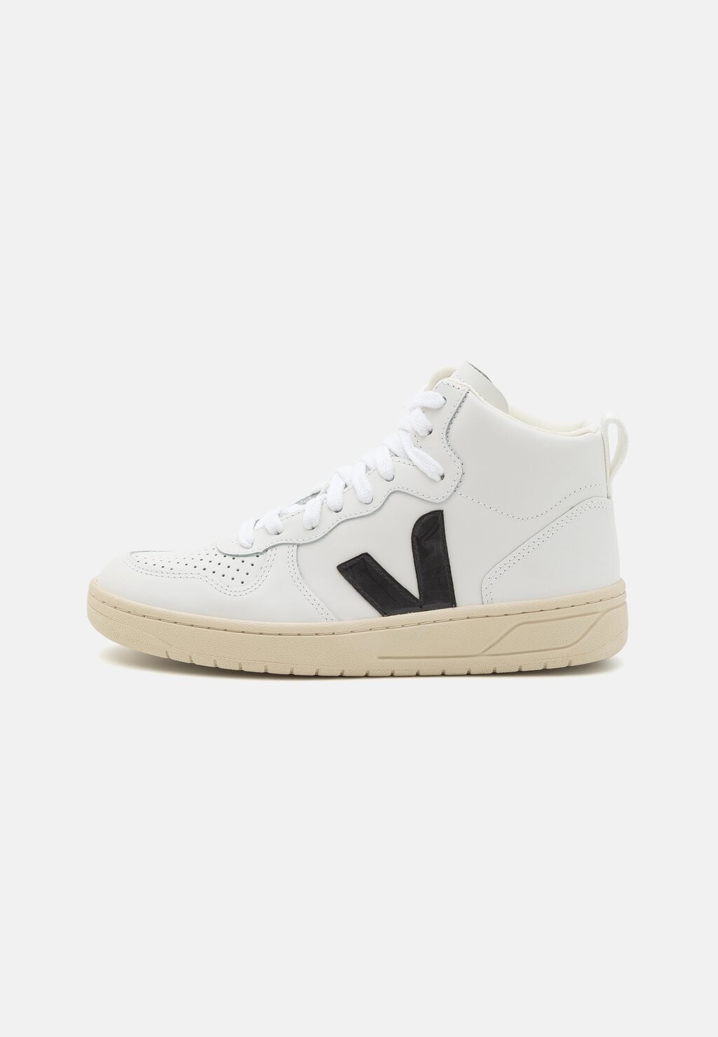 

Высокие кеды V-15 Veja, цвет white/black