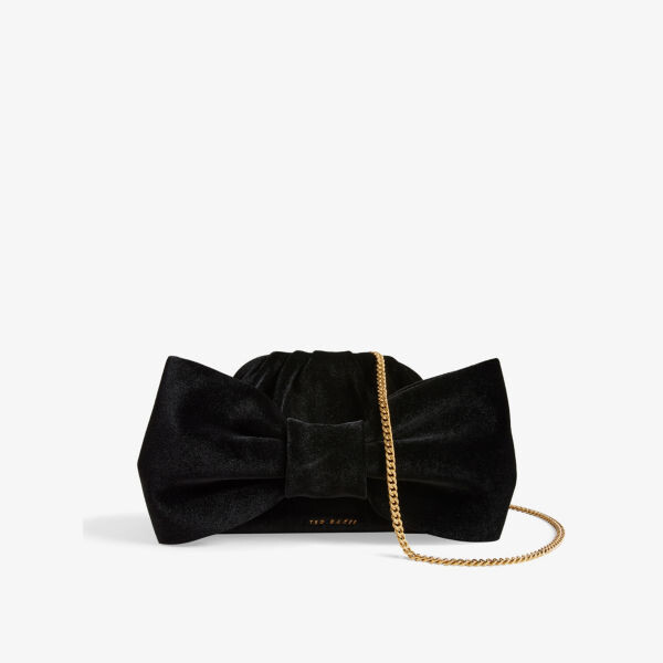 

Бархатный клатч Niasie Ted Baker, черный