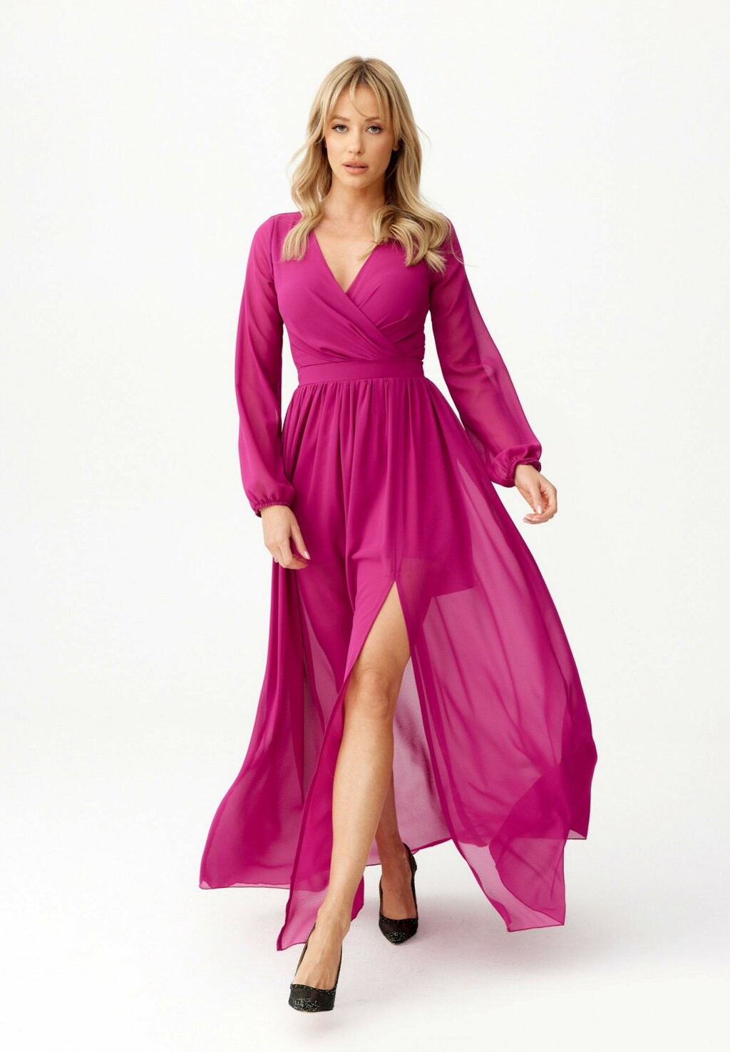 

Длинное платье Roco Fashion, фиолетовый