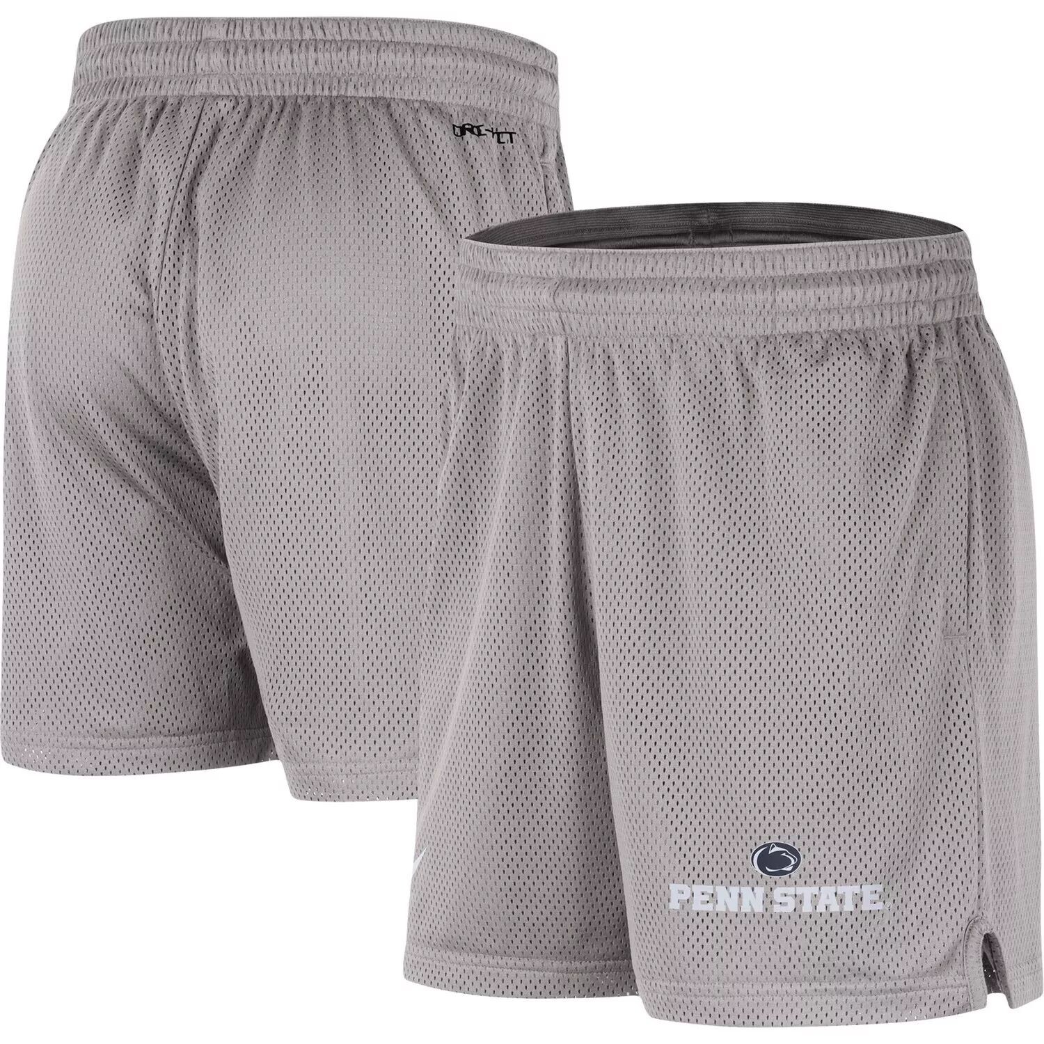 

Мужские серые шорты Penn State Nittany Lions в сетку Performance Nike