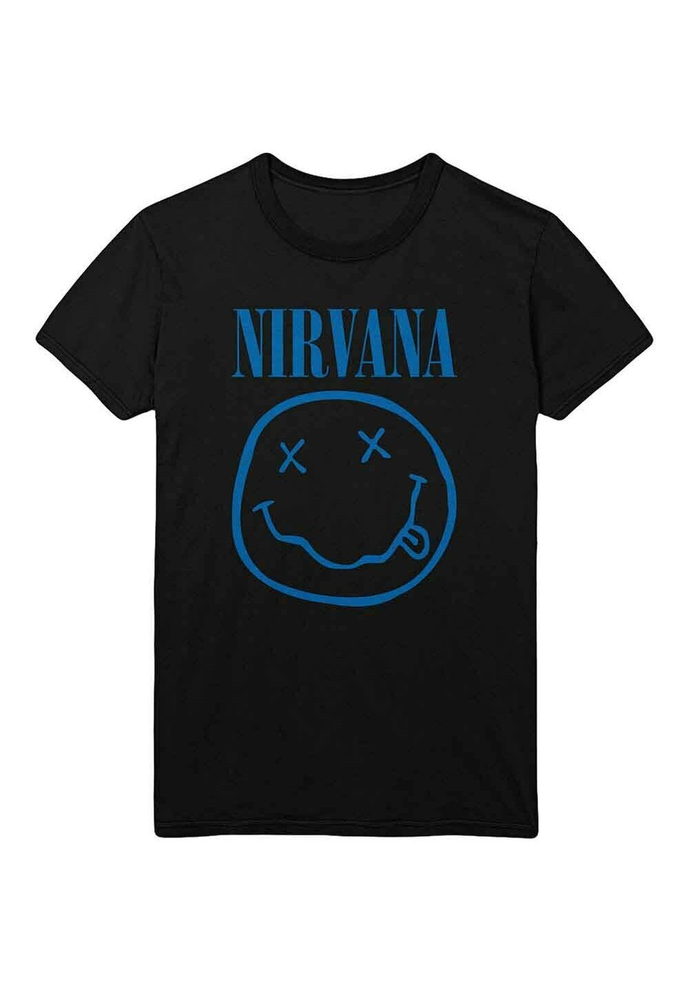 

Футболка с принтом NIRVANA BLUE GRUNGE SMILE Paradiso Clothing, черный