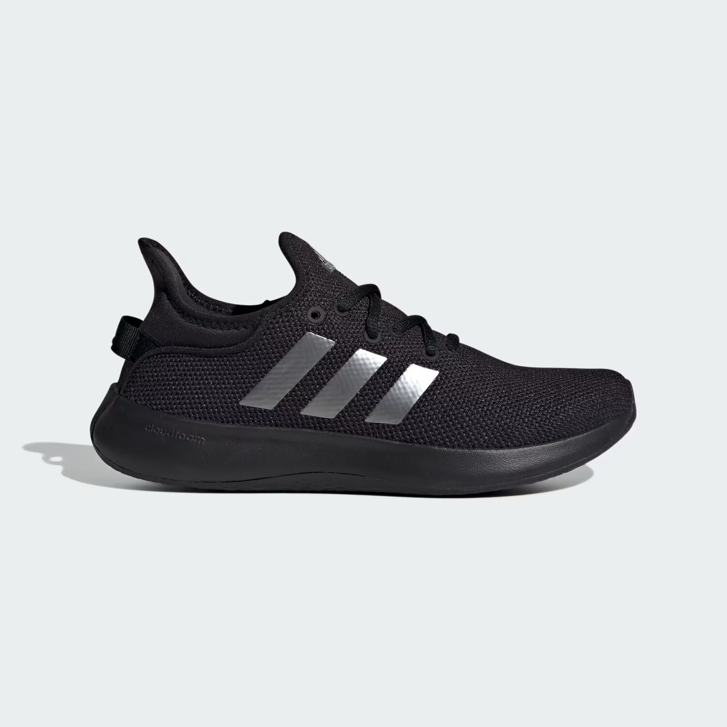 

Кроссовки Cloudfoam Pure Adidas, цвет Core Black/Iron Metallic/Core Black