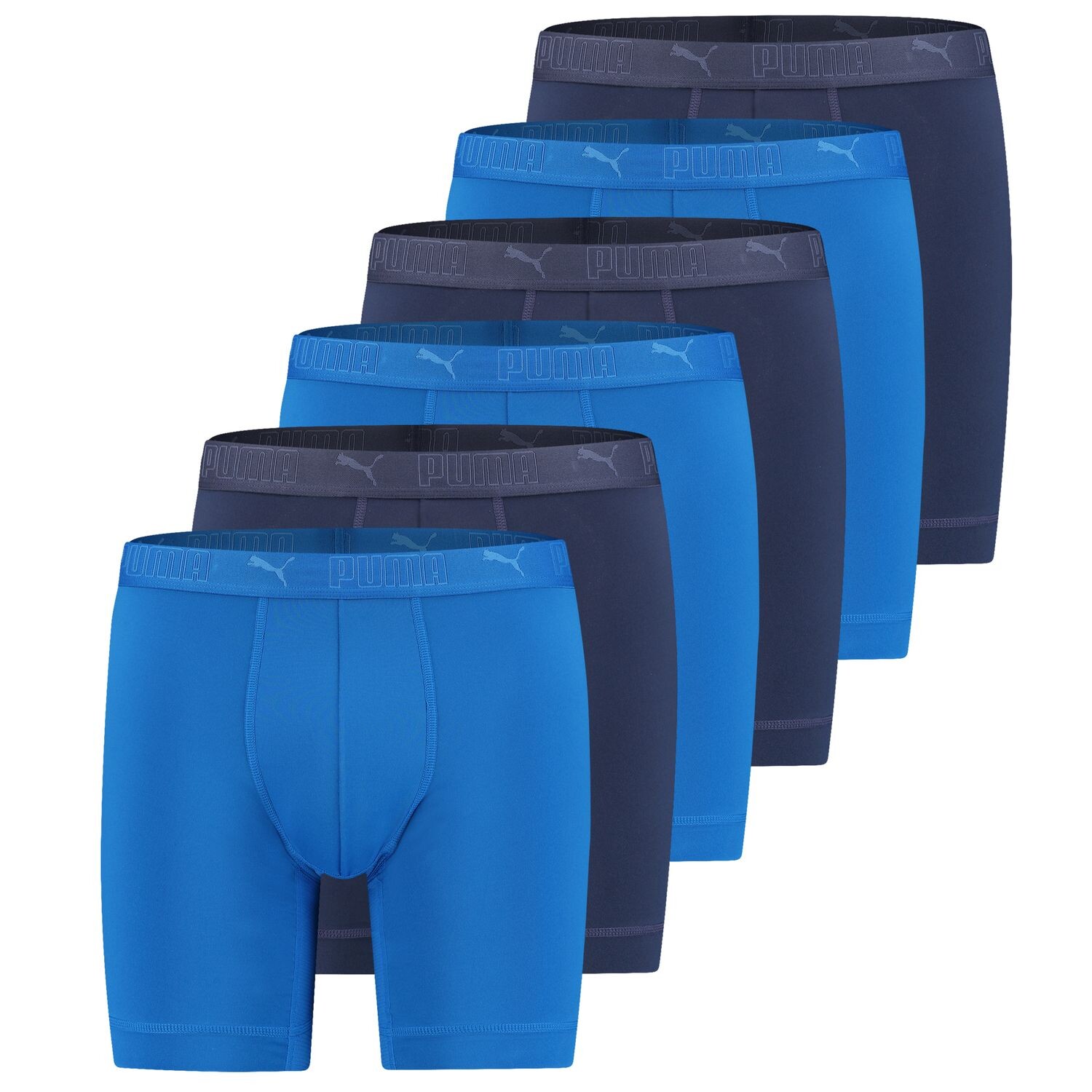 

Боксеры Puma Boxershorts 6 шт, цвет Navy / Blau