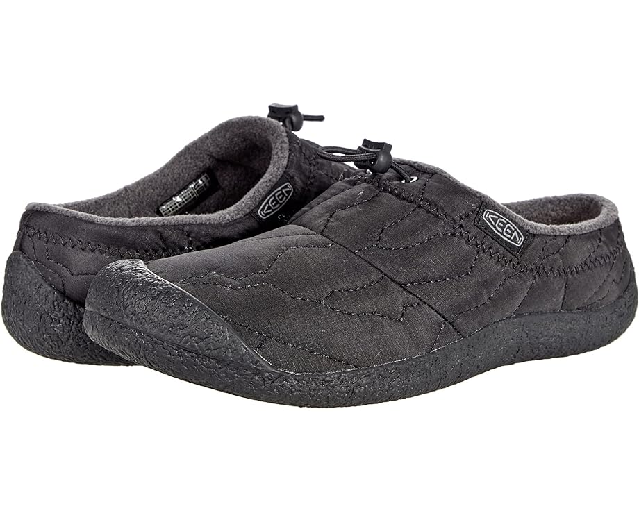Домашняя обувь KEEN Howser III Slide, цвет Triple Black/Black цена и фото
