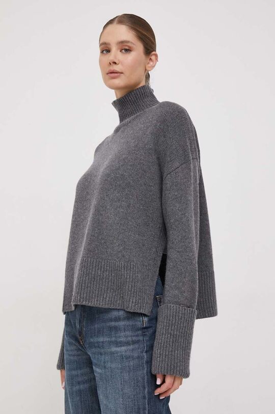 

Шерстяной свитер Calvin Klein, серый