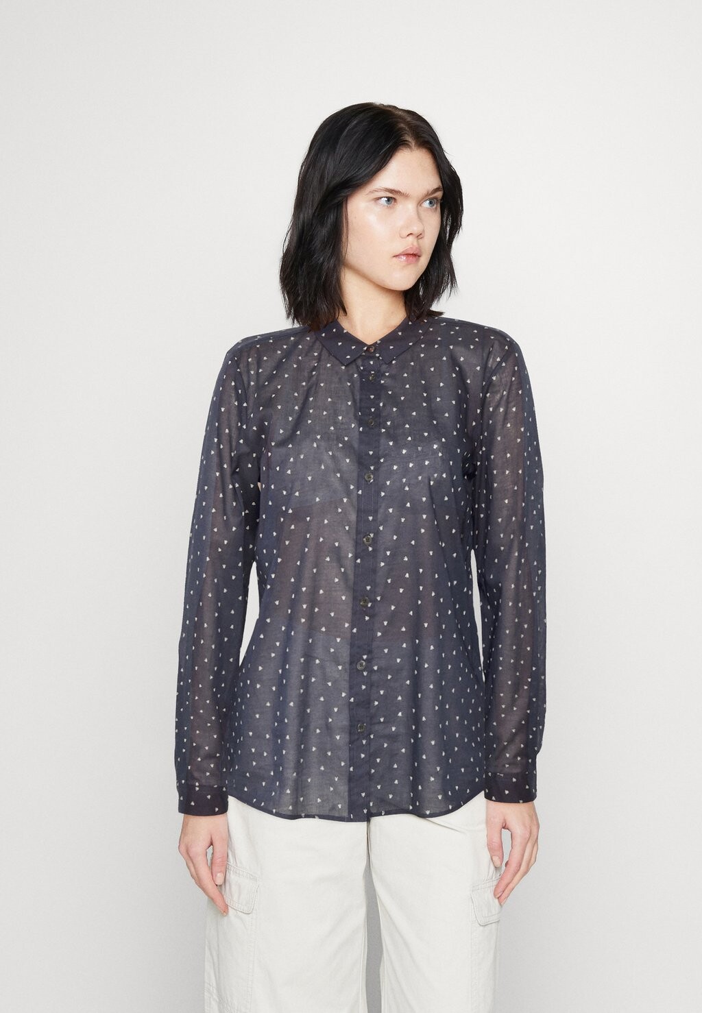 

Блуза на пуговицах Scotch & Soda, темно-синий