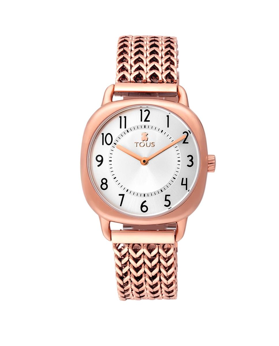 цена Osier 1920 розовые женские часы из стали с IP-защитой Tous, розовый