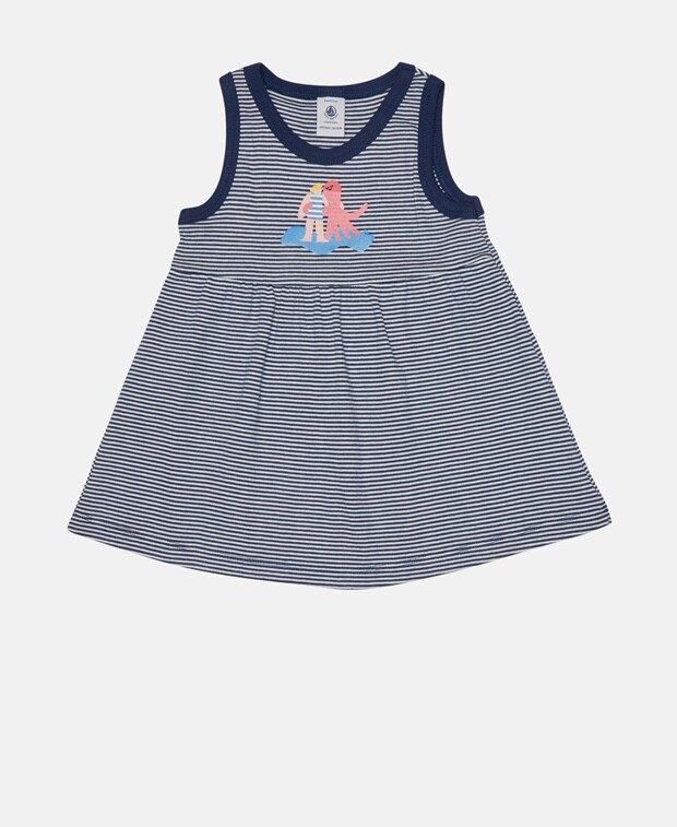 

Органик платье Petit Bateau, темно-синий
