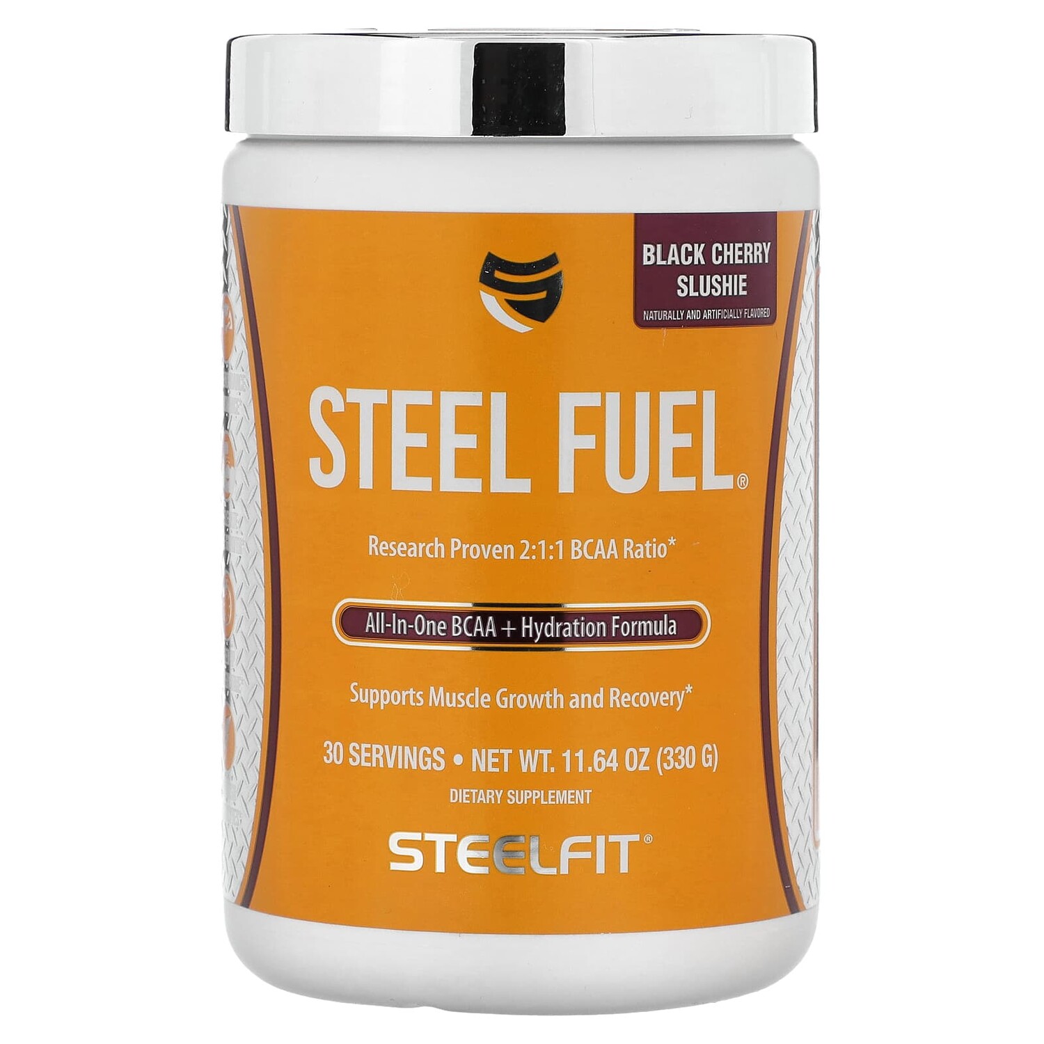 

Steel Fuel, сладкая вишня, 330 г (11,64 унции), SteelFit