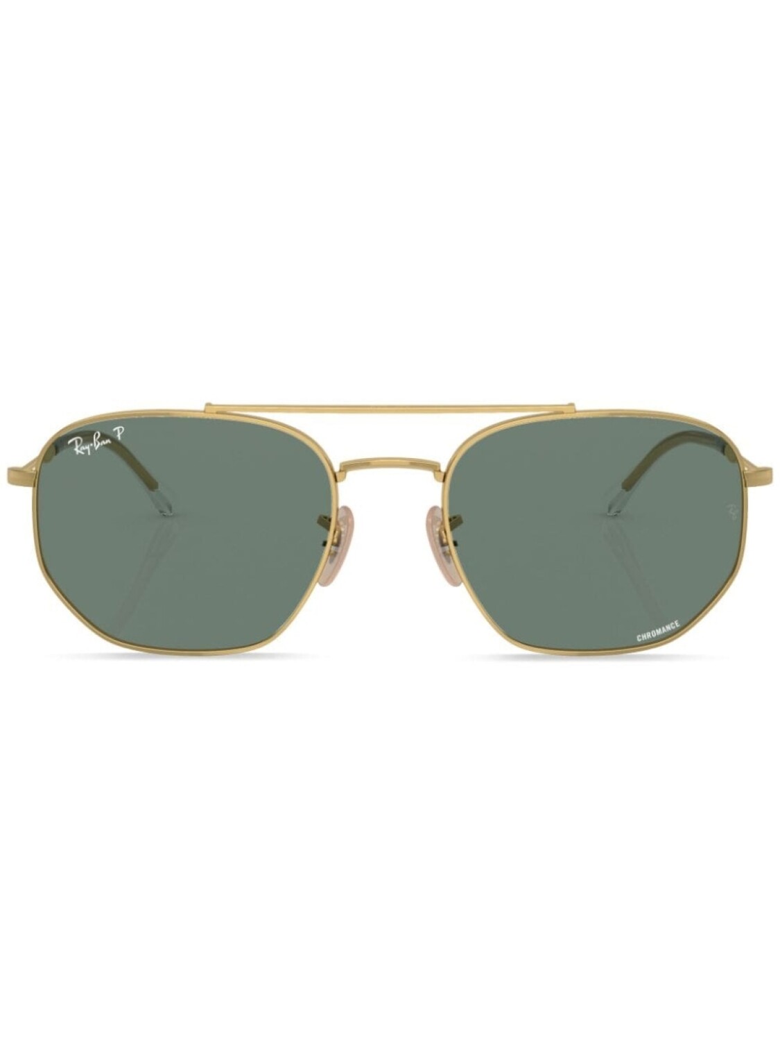 

Ray-Ban солнцезащитные очки с затемненными линзами, золотистый