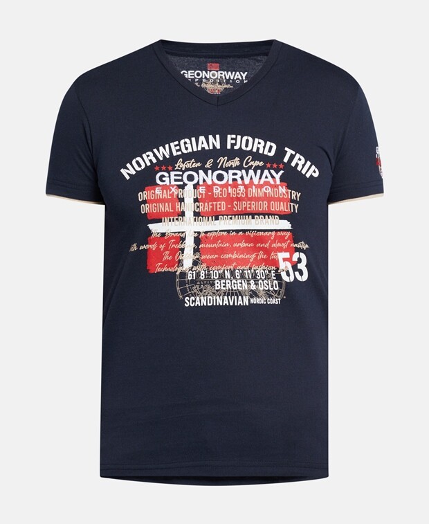 

Футболка Geographical Norway, темно-синий