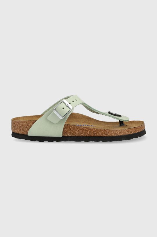 

Замшевые шлепанцы Gizeh SFB Birkenstock, зеленый