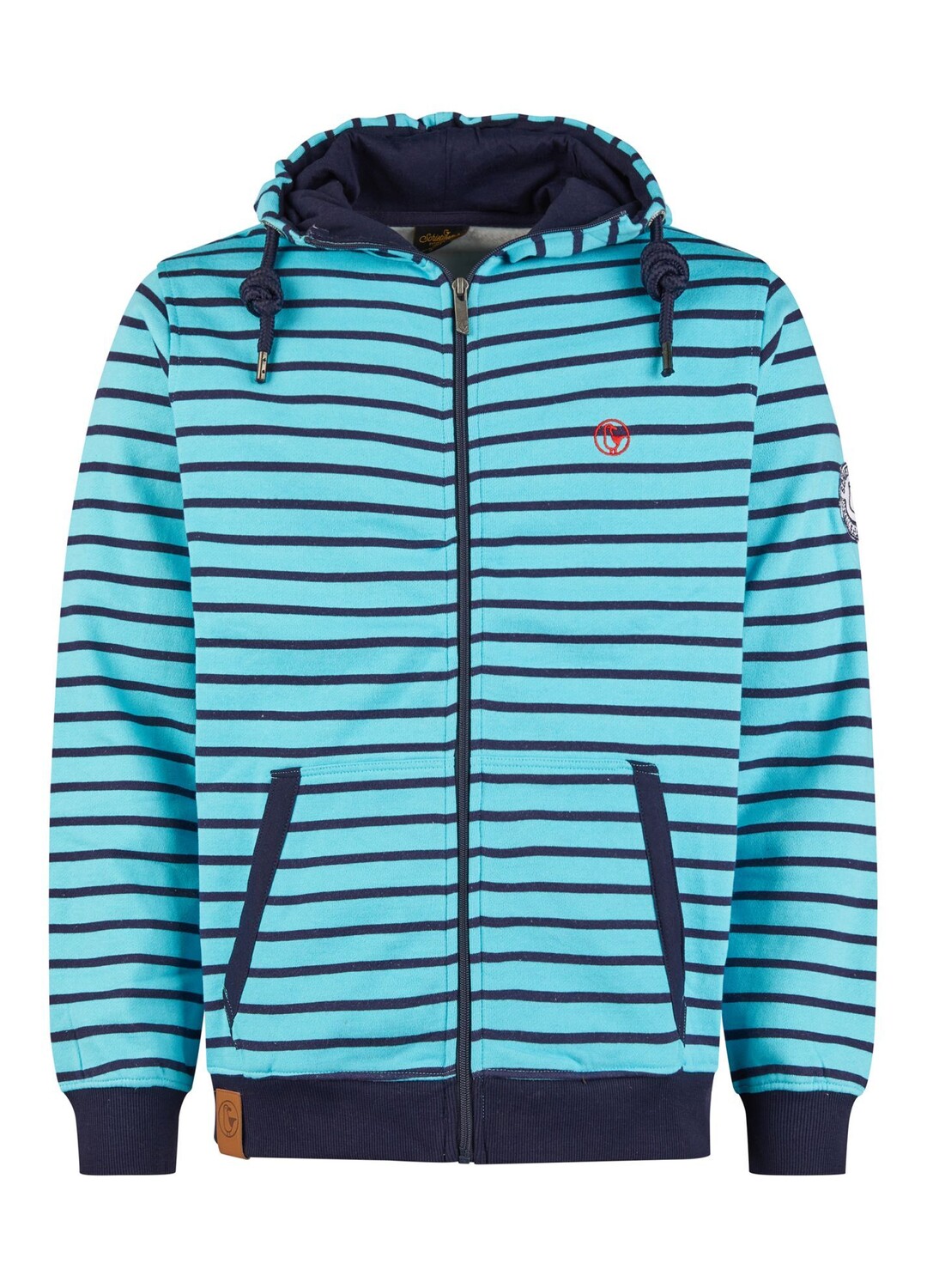 Толстовка SCHIETWETTER Sweatjacke, цвет pool blue marine