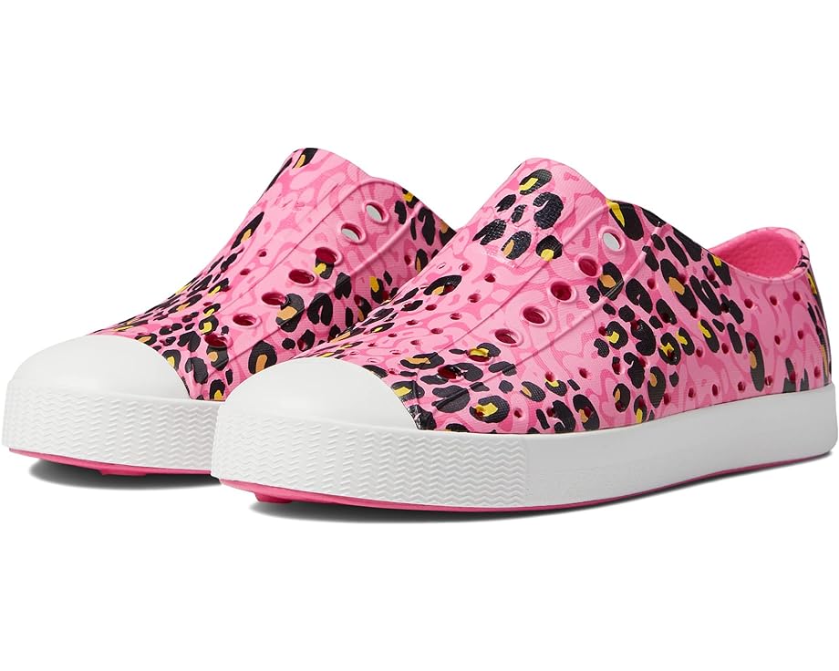 цена Кроссовки Native Shoes Jefferson Print, цвет Hollywood Pink/Shell White/Hollywood Warped Cheetah