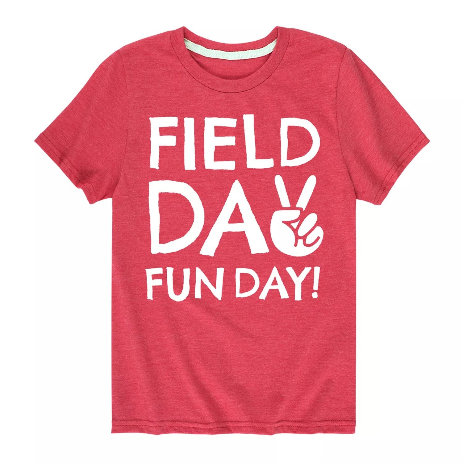 

Футболка с графическим рисунком «Field Day Fun Day Peace Sign» для мальчиков 8–20 лет Licensed Character