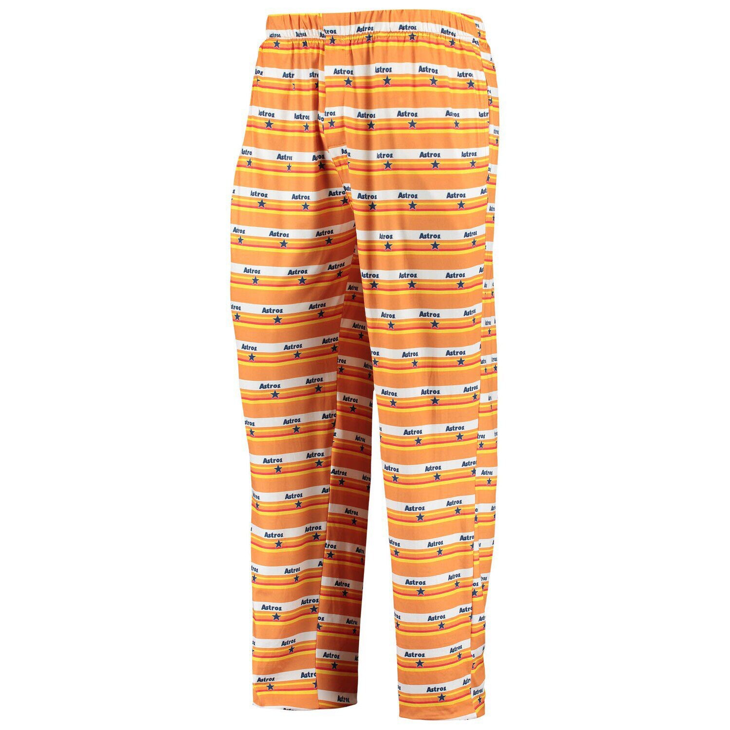 

Мужские пижамные штаны с повторяющимся узором FOCO Orange Houston Astros Cooperstown Collection