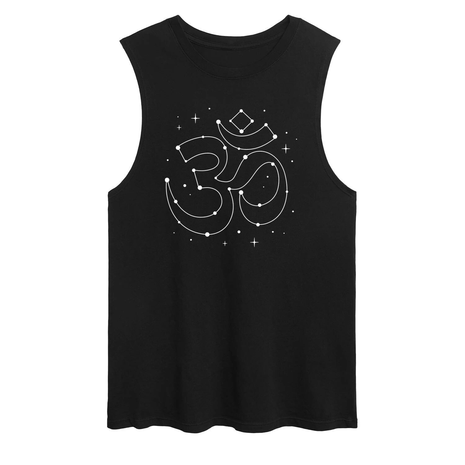 

Майка с мускулистой текстурой Juniors' Om Symbol Licensed Character