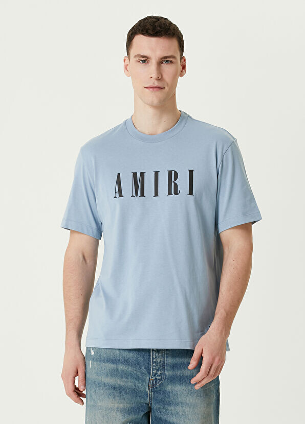 

Футболка с логотипом Amiri, синий