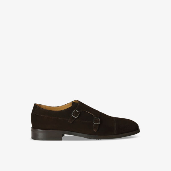 

Туфли монки Hunter из замши Kurt Geiger London, коричневый