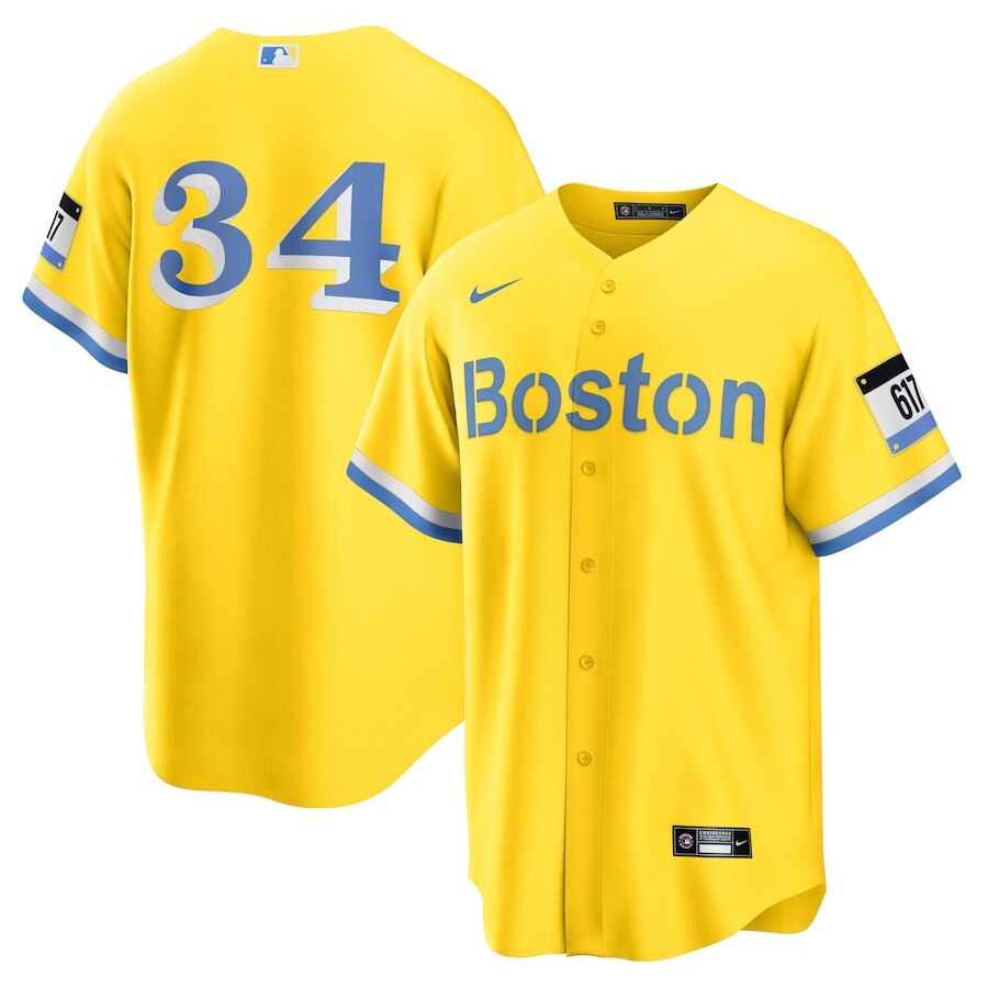 

Джерси Nike Boston Red Sox, золотой