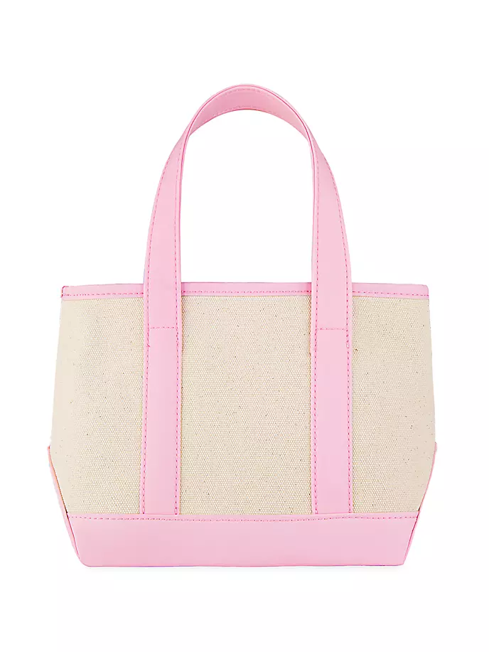 Маленькая холщовая сумка-тоут для покупок Stoney Clover Lane, цвет flamingo