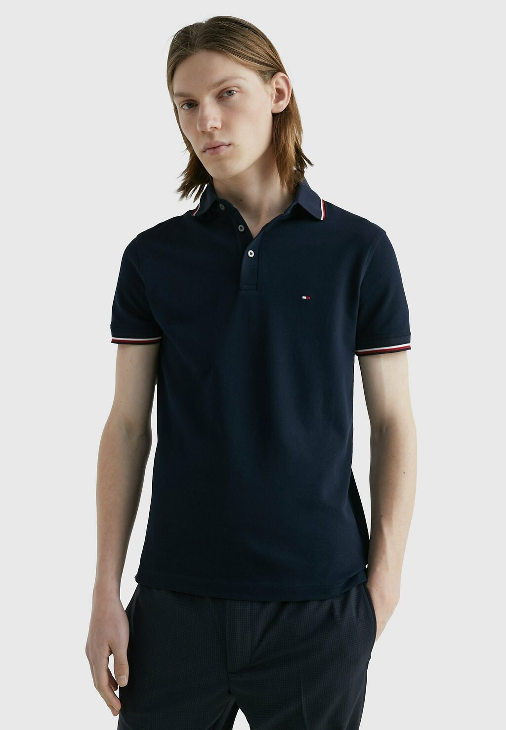 

Поло RWB TIPPED Tommy Hilfiger, небо пустыни