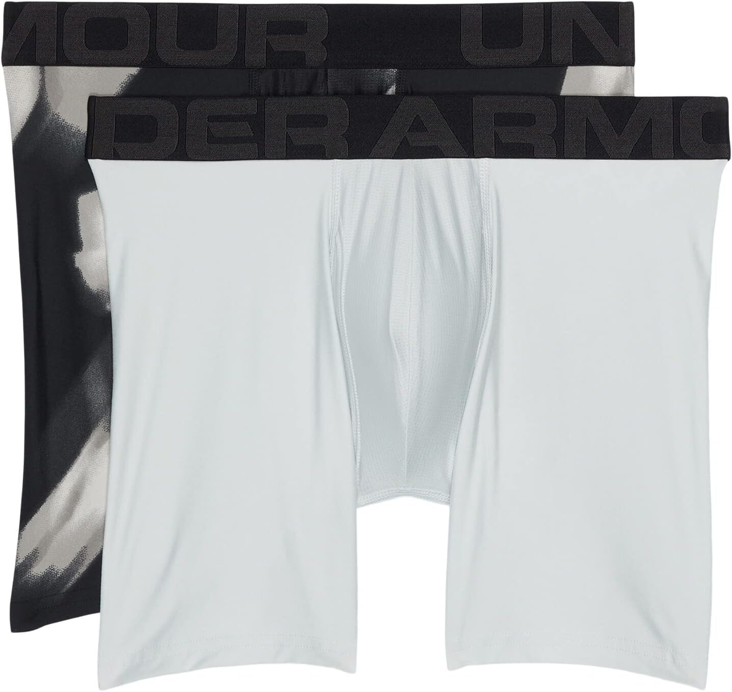 

Трусы Tech 6" Novelty Boxerjock 2-Pack Under Armour, цвет Pewter/Halo Gray/Jet Gray
