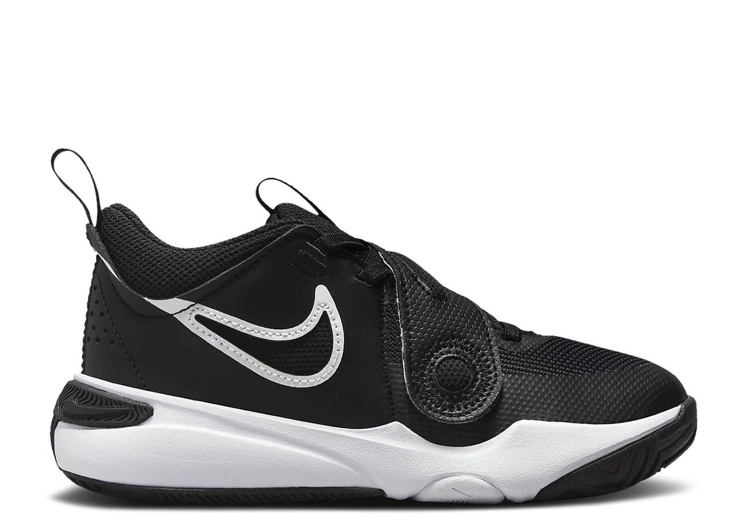 

Кроссовки Nike Team Hustle D11 Ps 'Black White', черный