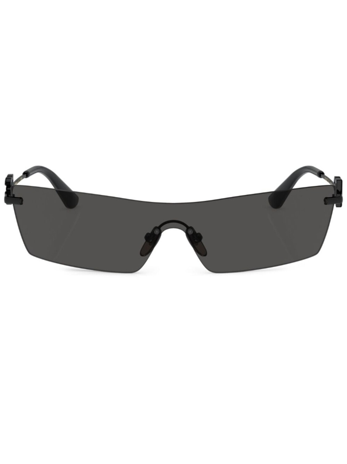 

Dolce & Gabbana Eyewear солнцезащитные очки в прямоугольной оправе, черный