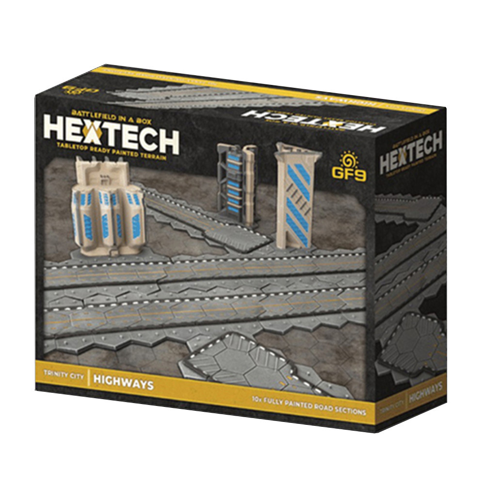 

Миниатюра Gale Force 9 Battlefield in a Box: HexTech W2 - Highways