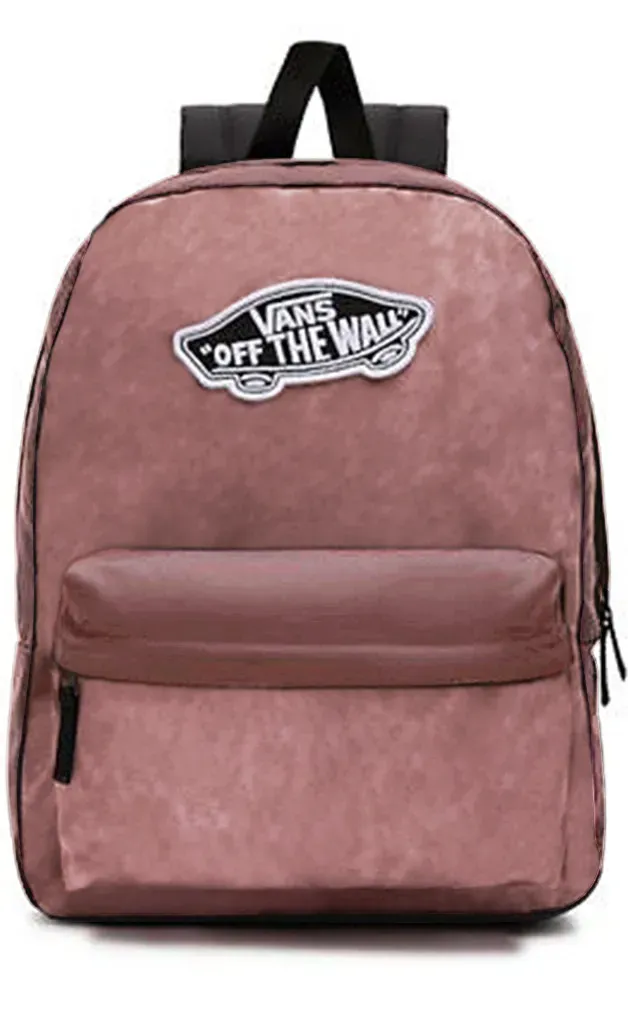 

Рюкзак Vans "WM REALM BACKPACK" с вышитым логотипом, цвет Withered Rose