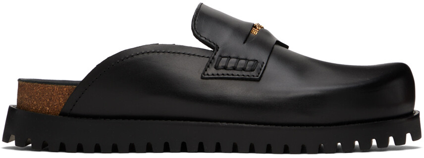 

Черные мюли с Медузой Versace, цвет Black/Gold