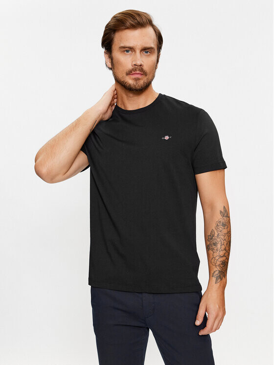

Футболка стандартного кроя Gant, черный