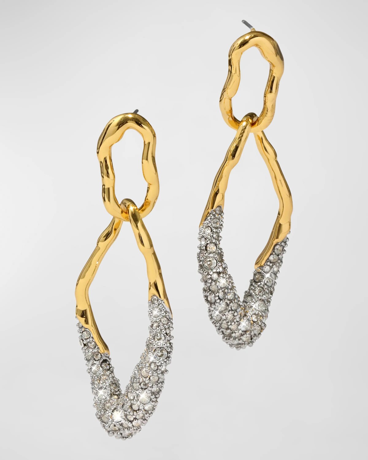 

Серьги Solanales с двойными звеньями и кристаллами Alexis Bittar, цвет Gold